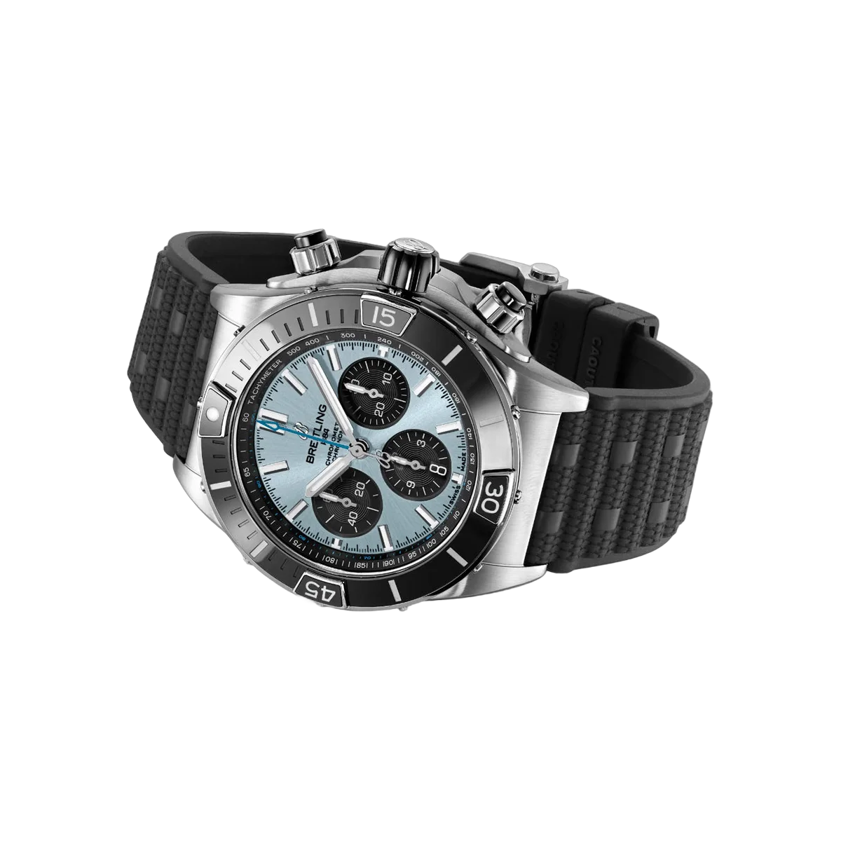Breitling Super Chronomat B01 PB0136251C1S1 Stainless Steel & Platinum 44mm Blue Dial Men's Watch – additional product photo 3