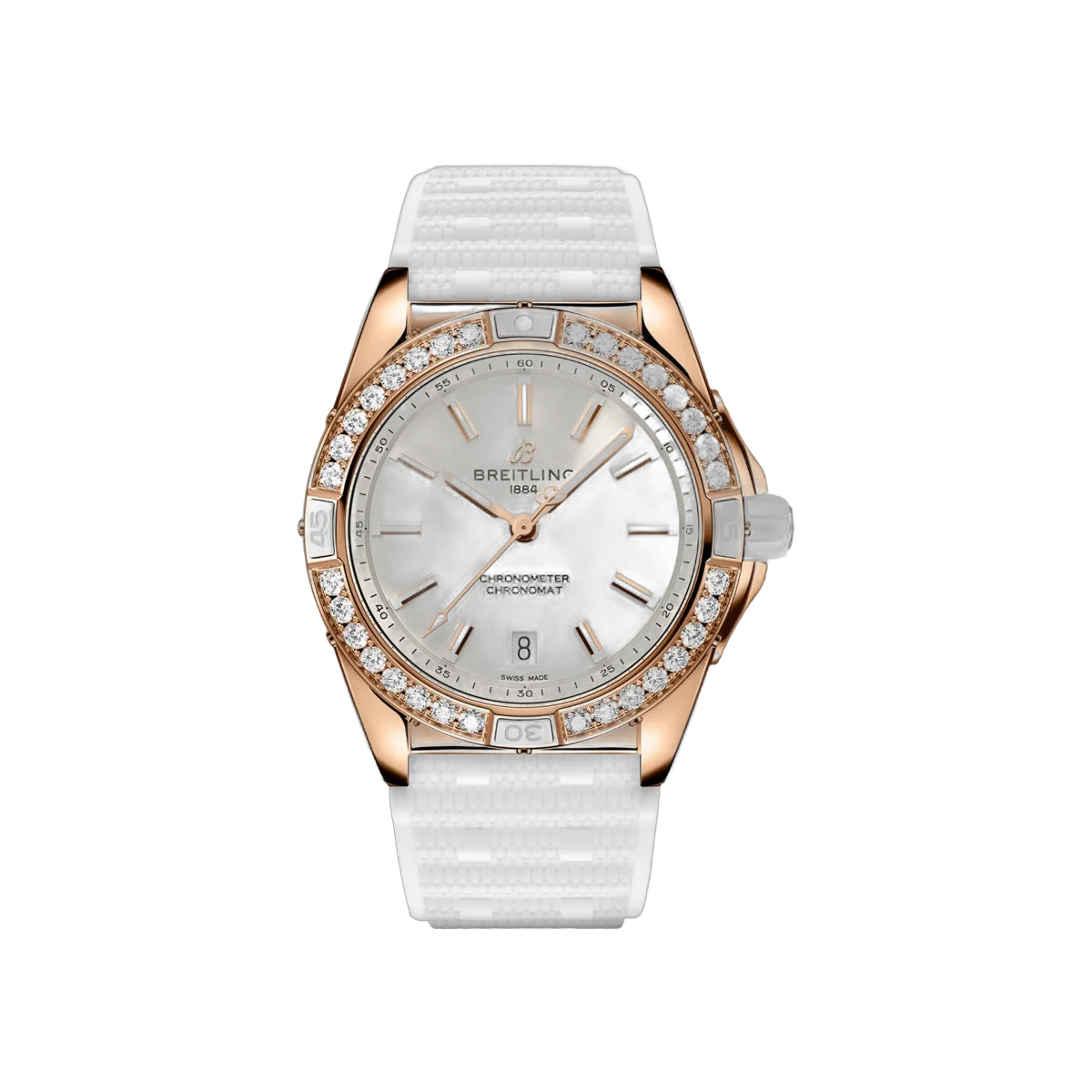 Breitling Super Chronomat R17356531G1S1 Automatic Rose Gold 38mm Origins Beige Dial Ladies Watch
