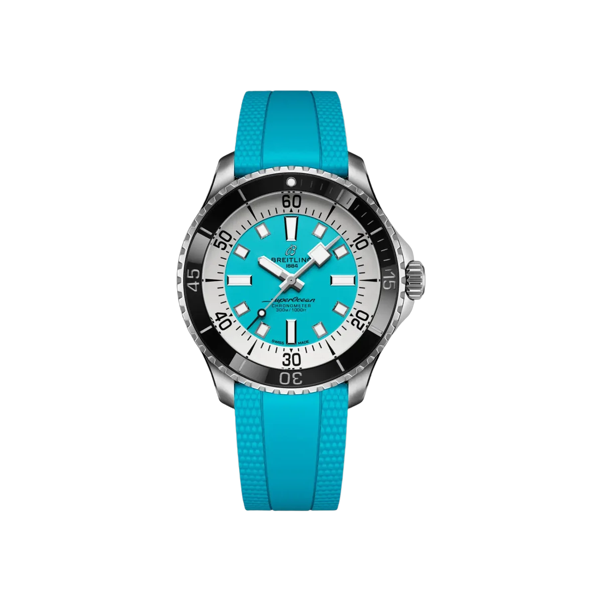 Breitling Superocean A17376211L2S2 Stainless Steel 44mm Turquoise Dial Men's Watch