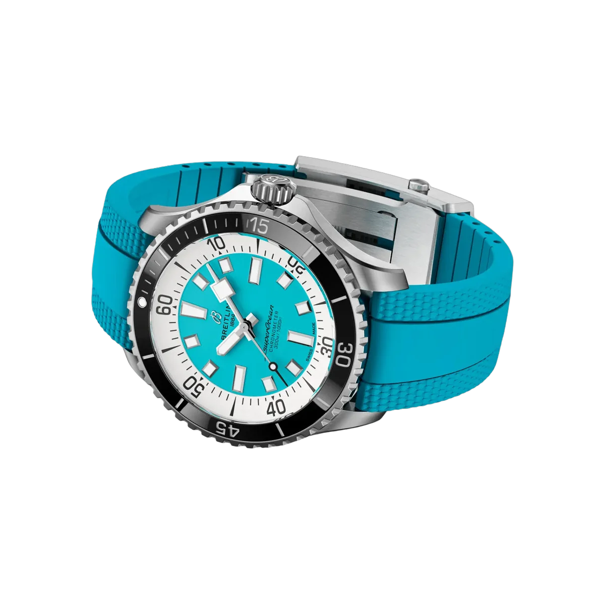 Breitling Superocean A17376211L2S2 Stainless Steel 44mm Turquoise Dial Men's Watch – additional product photo 3