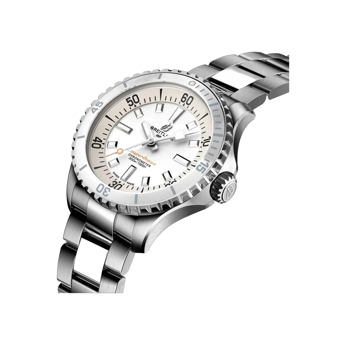 Breitling Superocean A17377211A1A1 Automatic Stainless Steel 36mm White Dial Ladies Watch – additional product photo 2