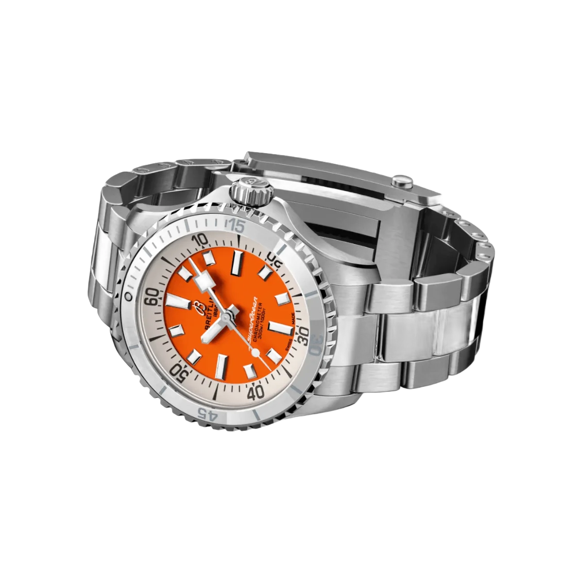 Breitling Superocean Automatic A17377211O1A1 36mm Orange Dial Unisex Watch – additional product photo 3