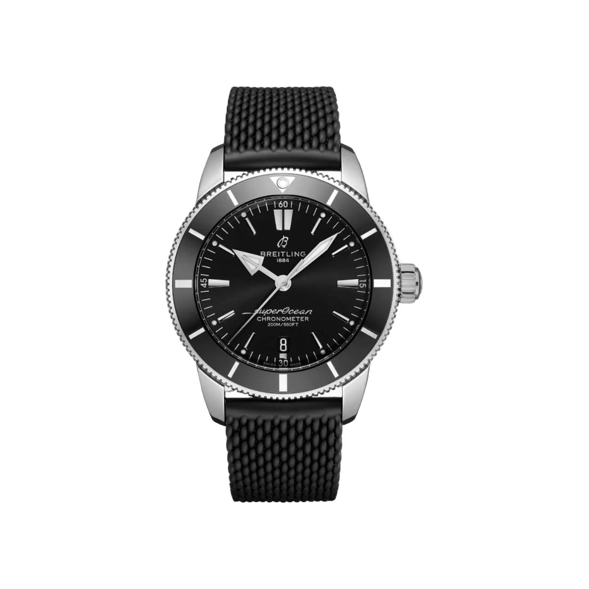 Breitling Superocean Heritage B20 AB2030121B1S1 Stainless Steel 44mm Black Dial Mens Watch