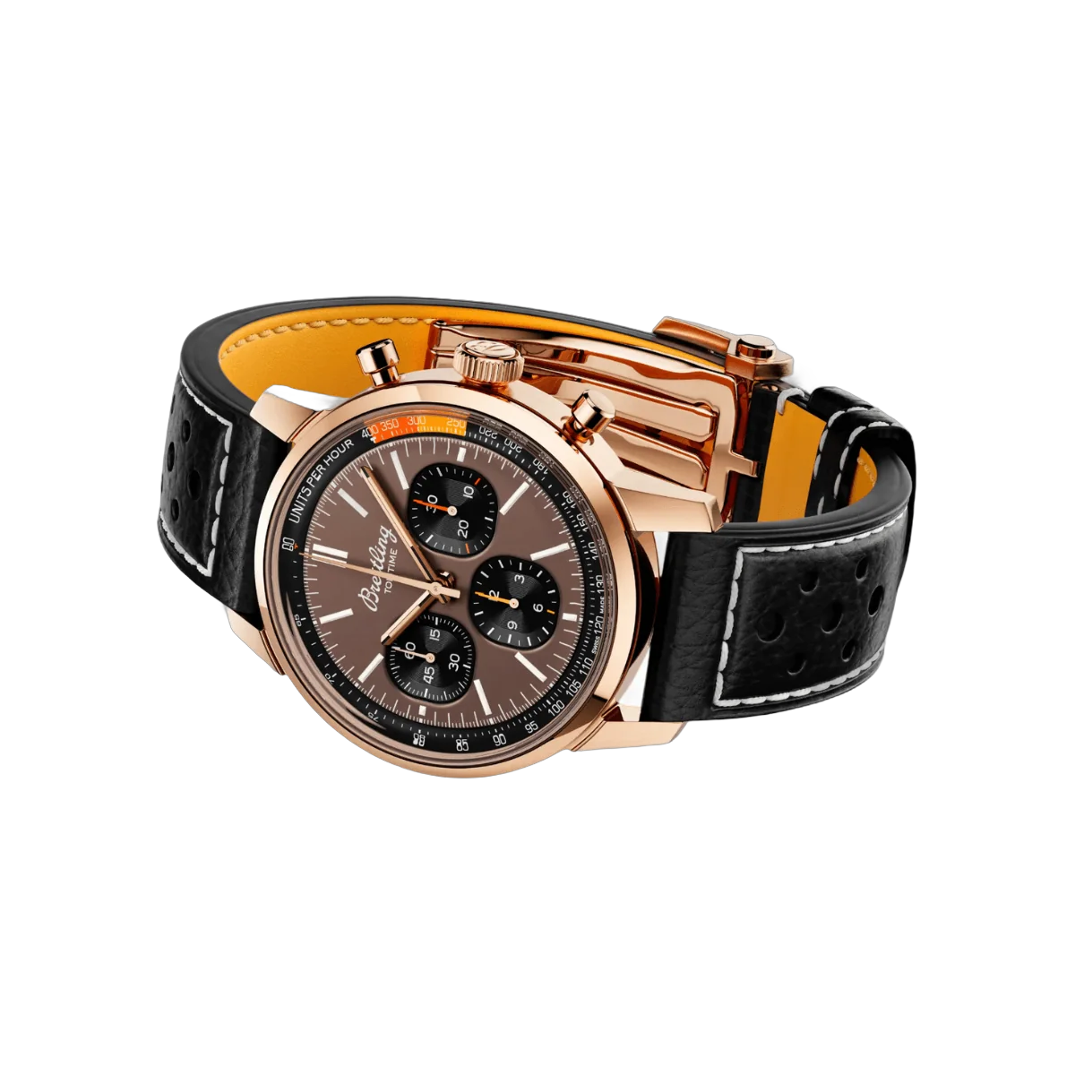Breitling Top Time B01 RB01761A1Q1X1 18k red gold 41mm Brown Dial Mens Watch – additional product photo 3