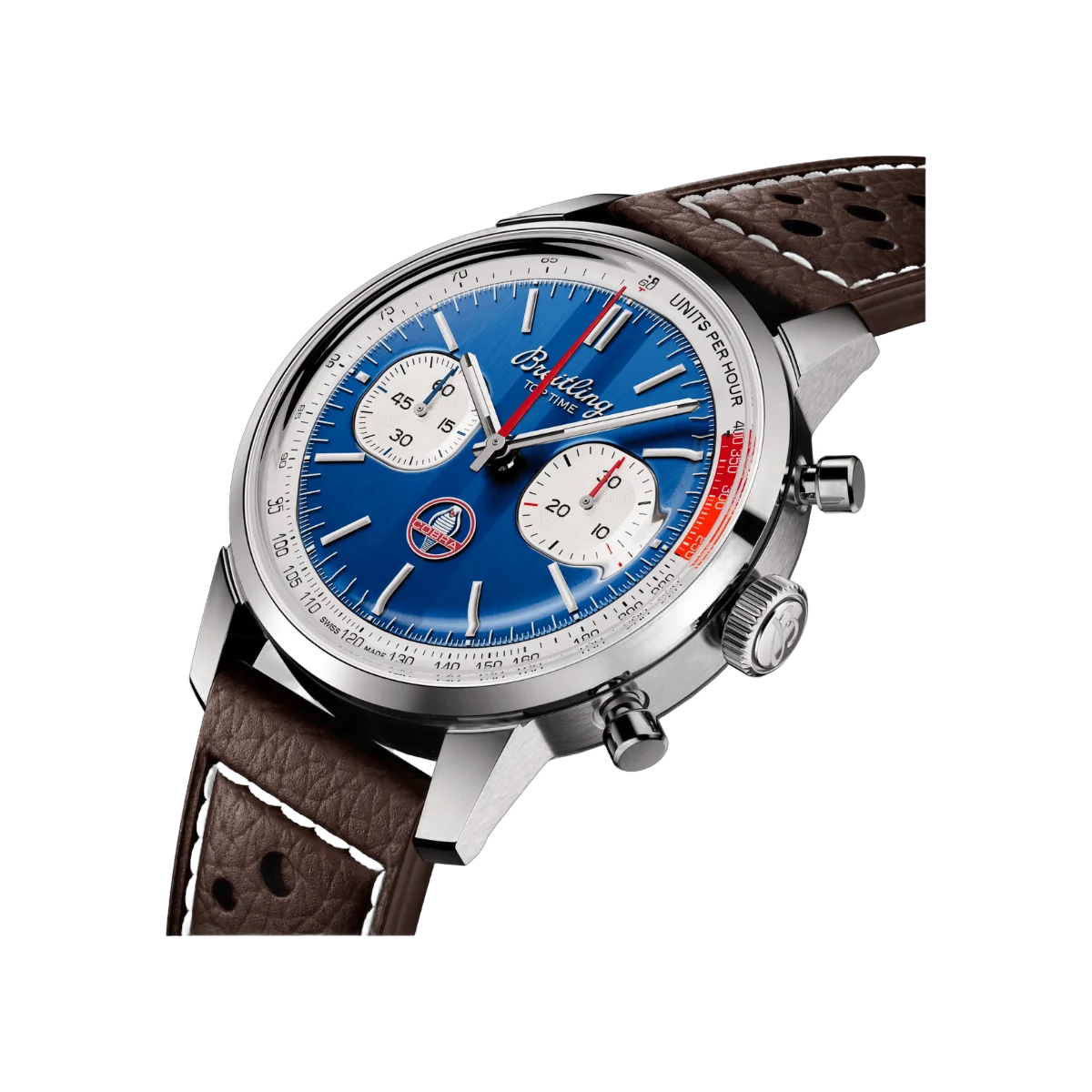 Breitling Top Time B01 Shelby Cobra AB01763A1C1X1 41mm Blue Dial Mens Watch – additional product photo 4