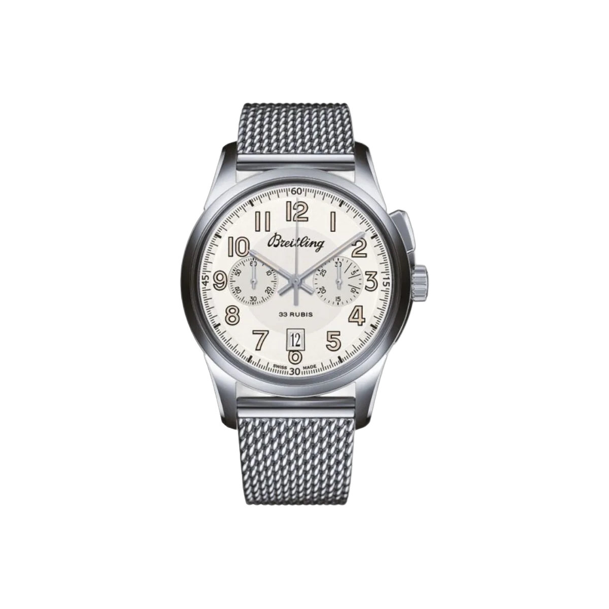 Breitling Transocean Chronograph 1915 AB141112/G799-154A 43mm White Dial Men's Watch