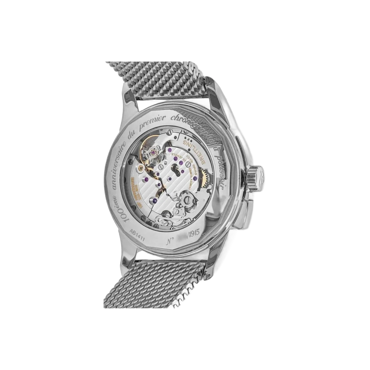 Breitling Transocean Chronograph 1915 AB141112/G799-154A 43mm White Dial Men's Watch – additional product photo 2