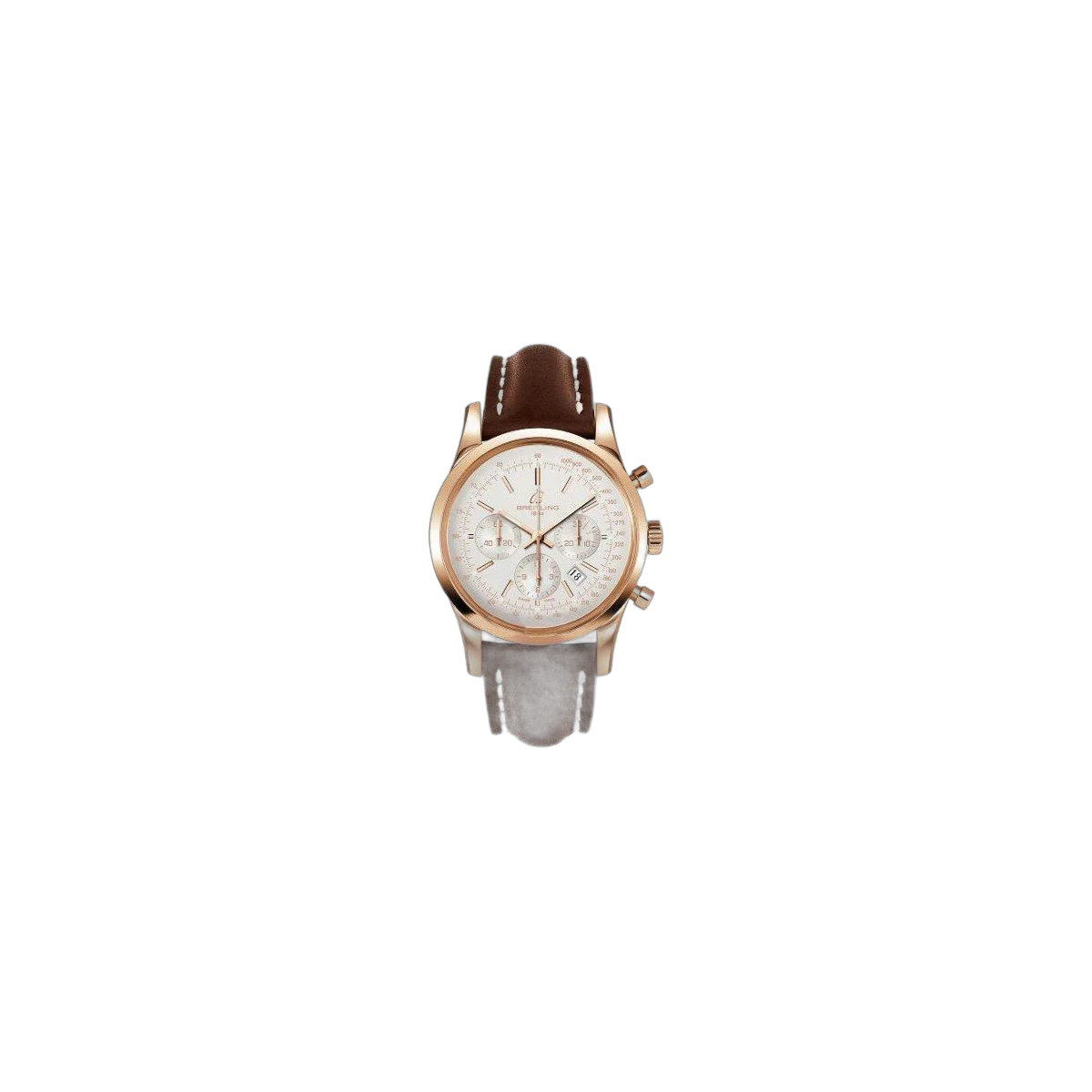 Breitling Transocean Chronograph 43Mm 18Kt Rose Gold Men's Watch