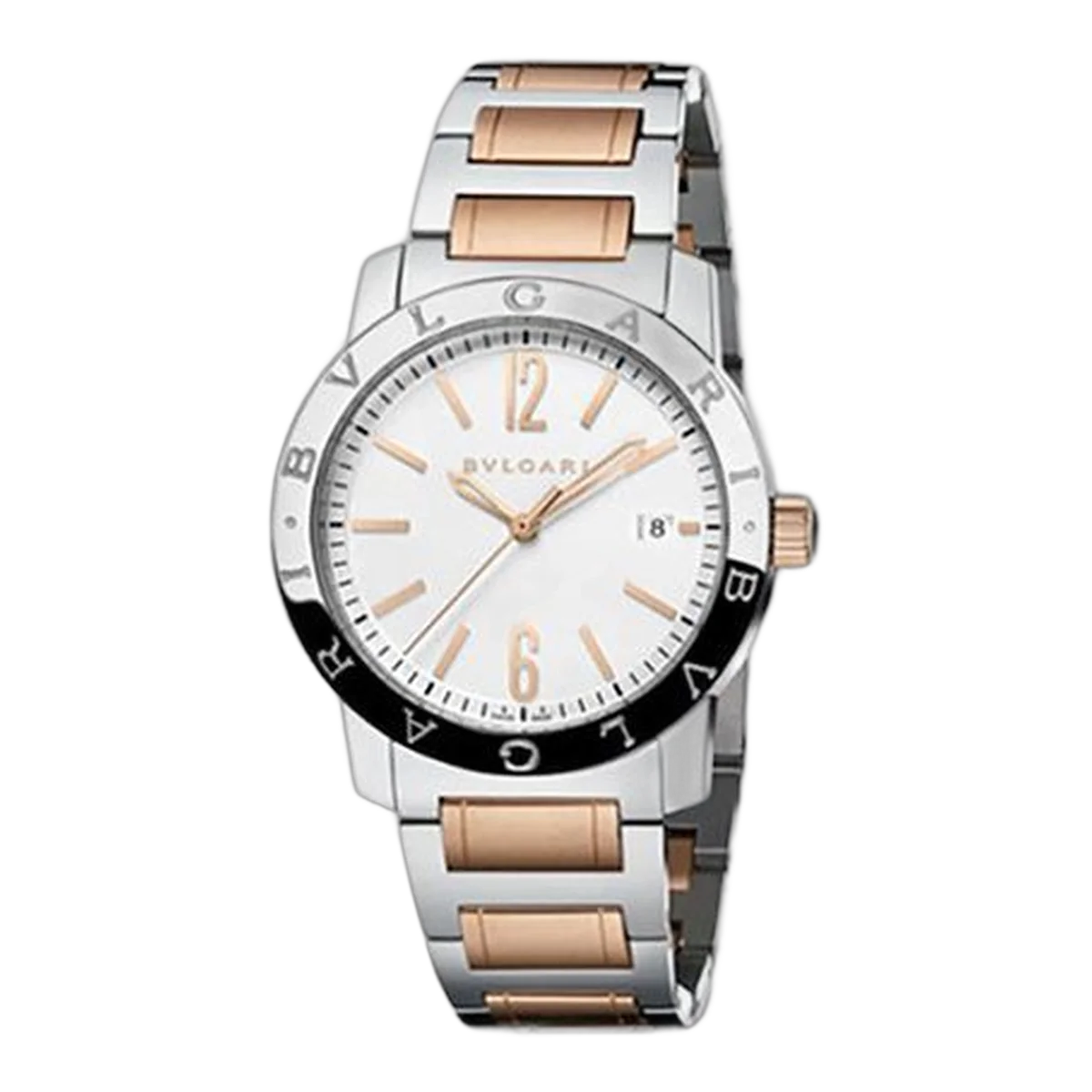 Bvlgari 18Kt Rose Gold And Stainless Steel Case 39Mm Ladies' Watch