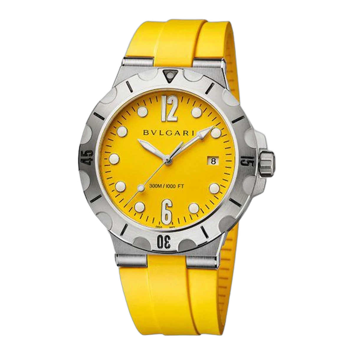 Bvlgari Diagono Scuba Yellow Men's Watch