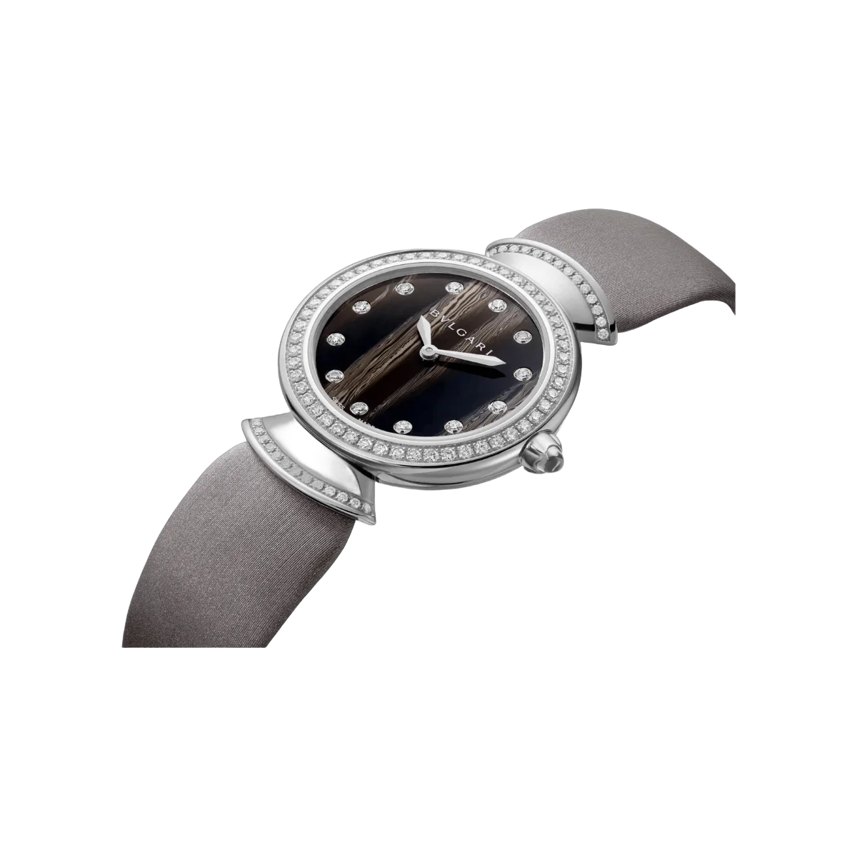 Bvlgari Diva 102434 DVW30BGDL/12 18Kt White Gold 30mm Black Dial Womens Watch – additional product photo 2
