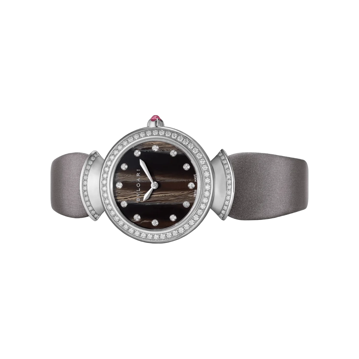 Bvlgari Diva 102434 DVW30BGDL/12 18Kt White Gold 30mm Black Dial Womens Watch – additional product photo 3