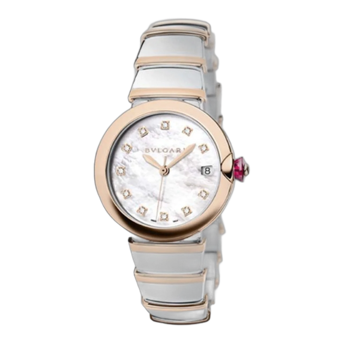 Bvlgari Lvcea 18K Rose Gold Ladies Watch Ref. 102384 Lu36Wspgspgd/11