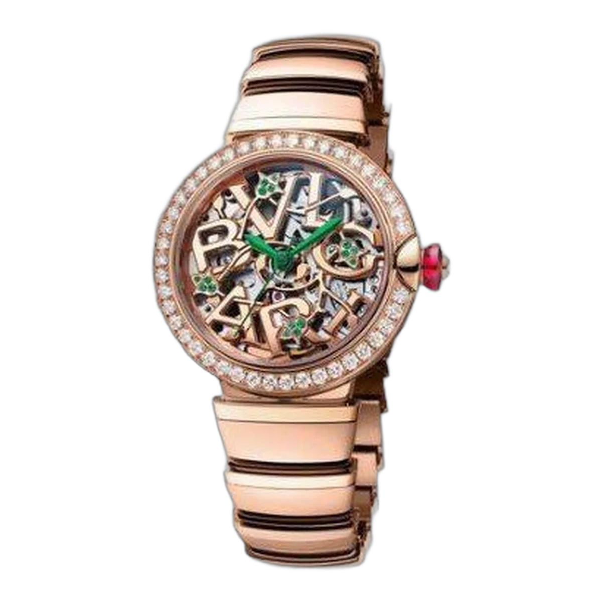 Bvlgari Lvcea 33Mm 18Kt Rose Gold Special Edition Ladies Watch