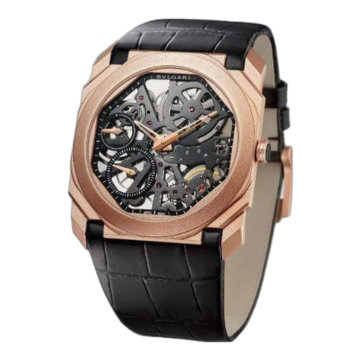 Bvlgari Octo Finissimo Extra Thin 40Mm 18Kt Rose Gold Men's Watch