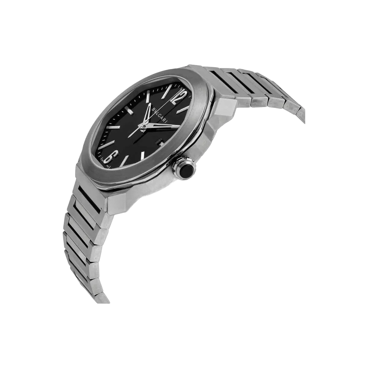 Bvlgari Octo Roma 102704 OC41S Automatic Watch Black Dial Stainless Steel 41mm Men's Watch – additional product photo 2