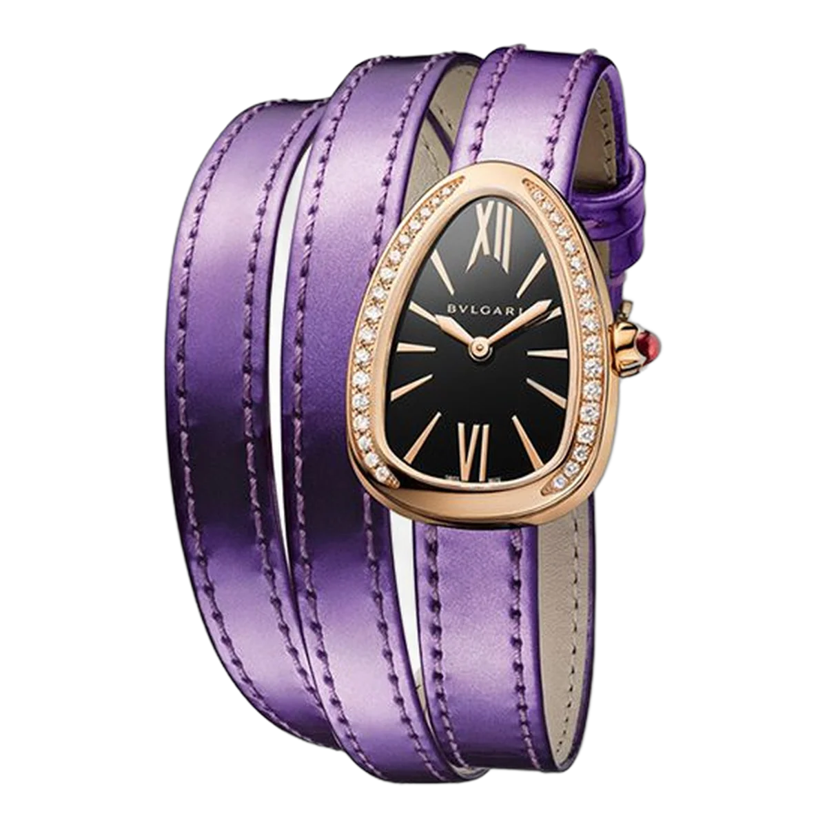 Bvlgari Serpenti Twist You Time 18Kt Rose Gold Ladies' Watch