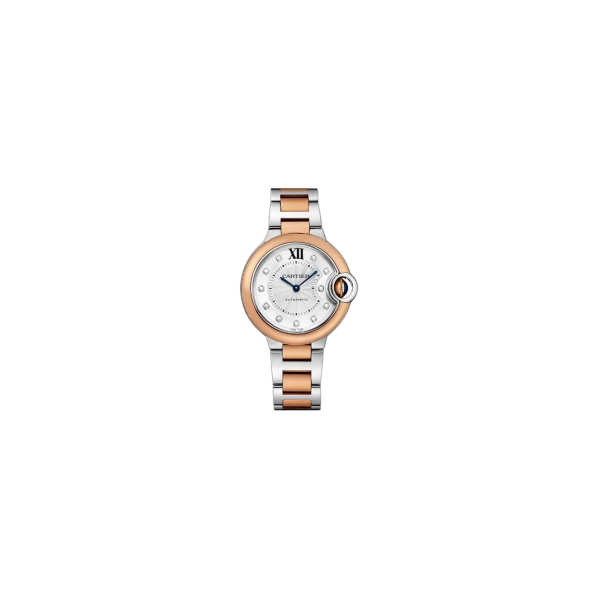 Cartier Ballon Bleu 33Mm Stainless Steel Ladies Watch