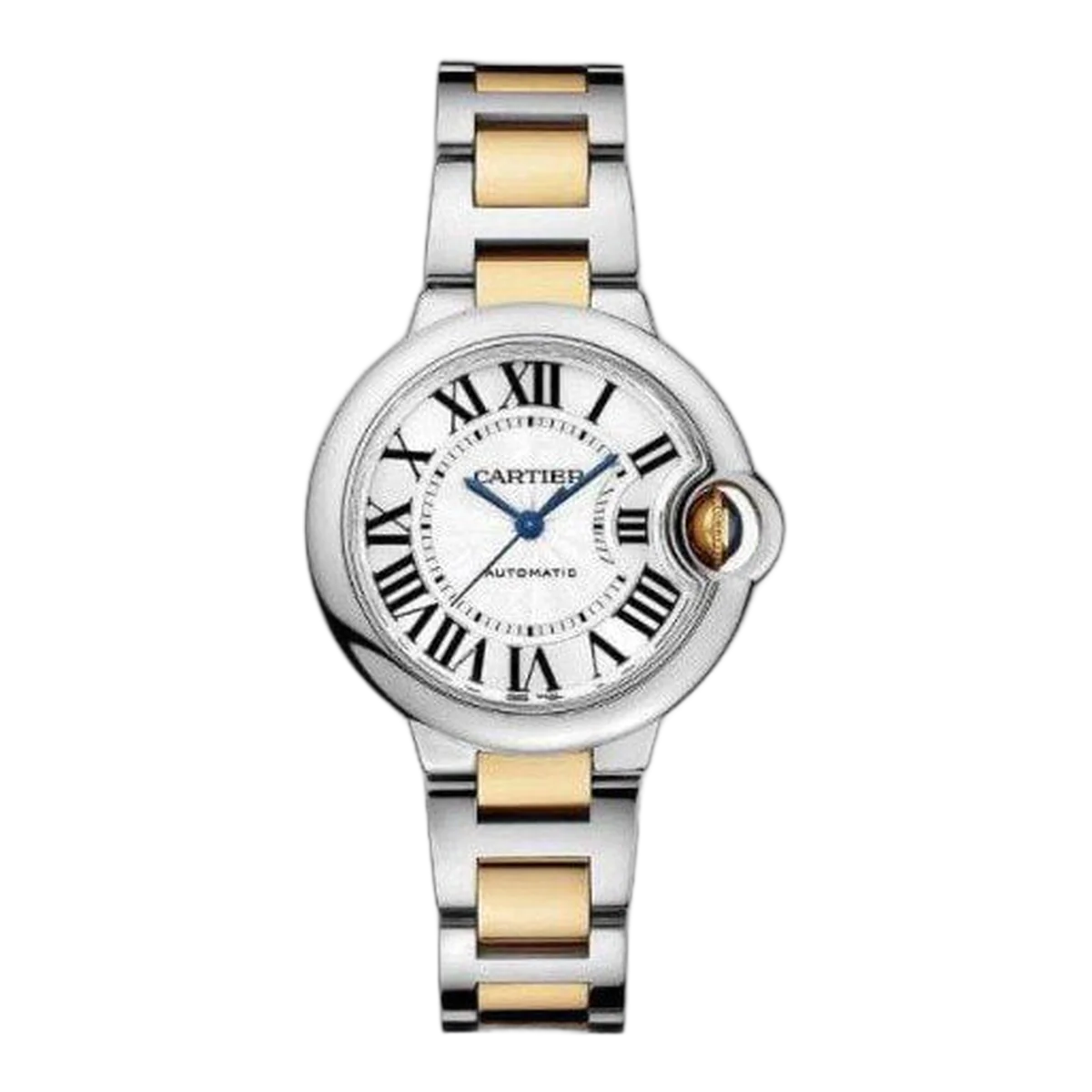Cartier Ballon Bleu Stainless Steel &Amp; Yellow Gold 33Mm Ladies Watch