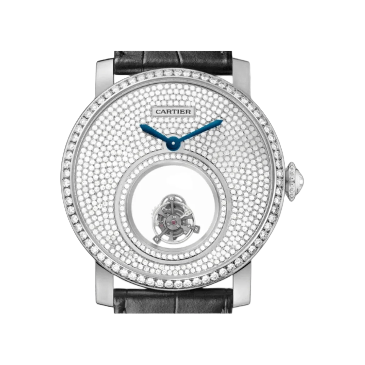 Cartier Rotonde De Cartier HPI00588 Mysterious Double Tourbillon 45mm Diamond Dial Mens Watch – additional product photo 3