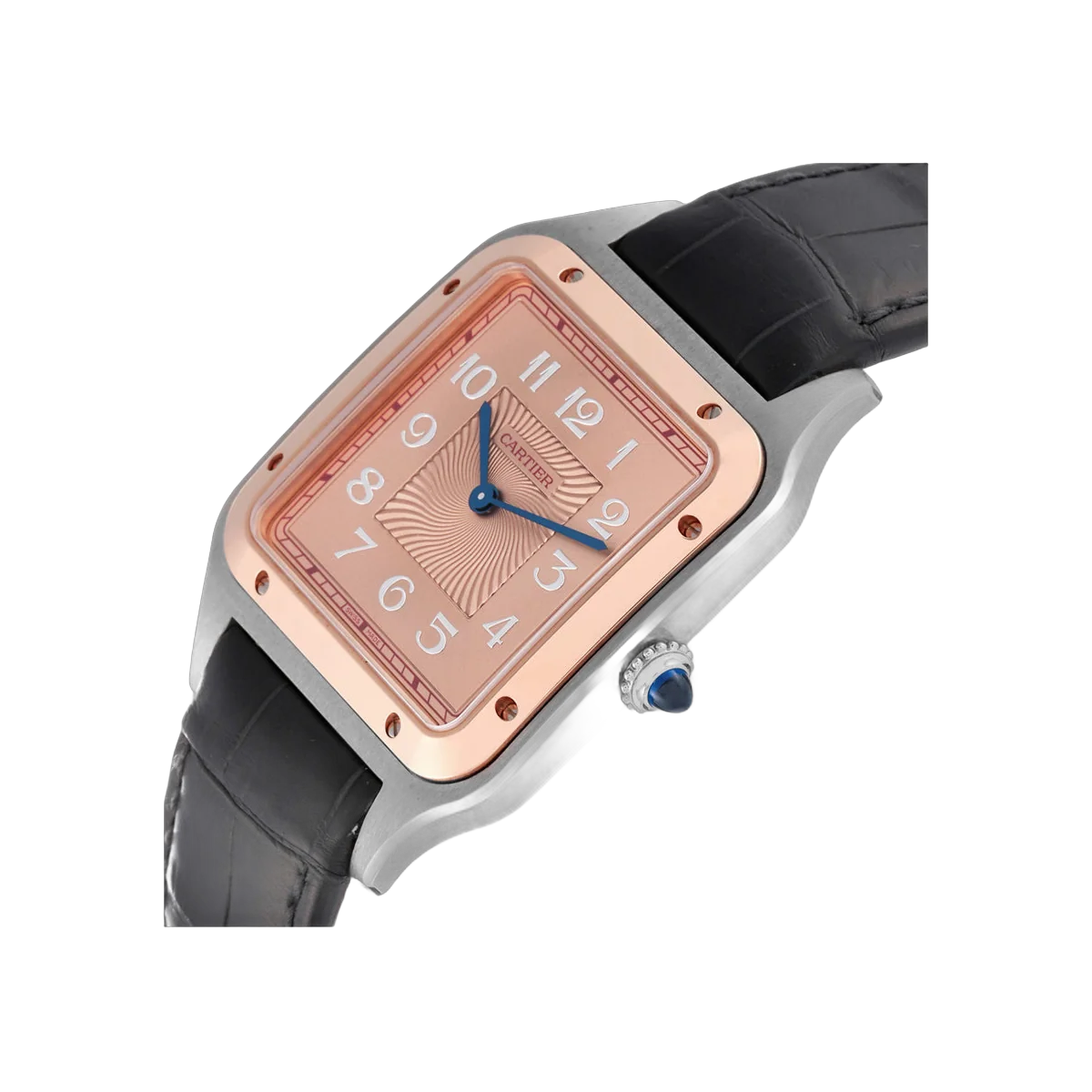 Cartier Santos Dumont W2SA0025 Steel & Rose Gold 33.9mm Salmon Dial Limited Edition Men's Watch – additional product photo 2