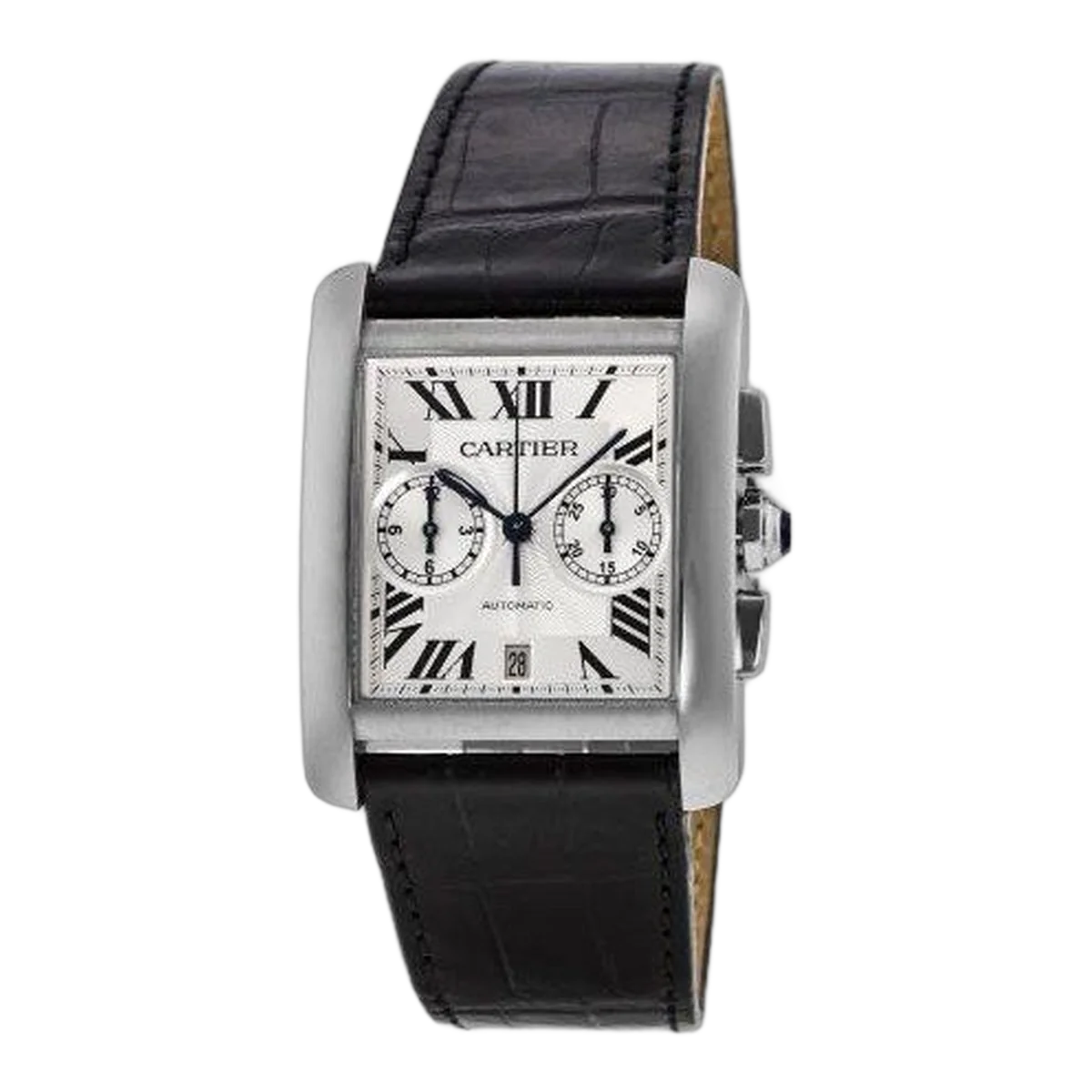 Cartier Tank Mc Stainless Steel 34.3Mm X 44Mm Men's Watch