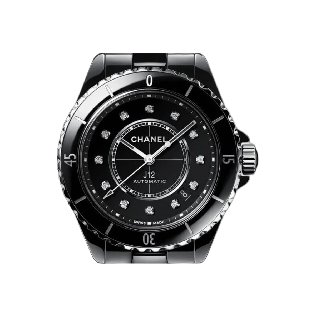 Chanel J12 H5702 Automatic Black Ceramic Diamond Dial 38mm – additional product photo 3