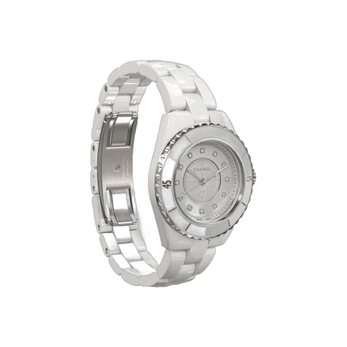Chanel J12 H5703 Quartz White Ceramic Diamond Dial 33mm – additional product photo 2