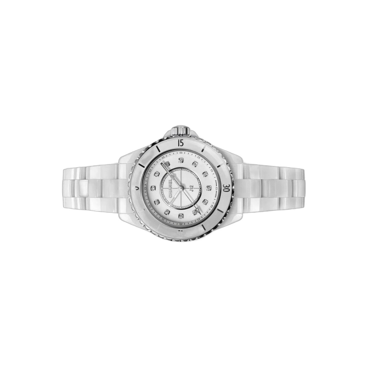 Chanel J12 H5703 Quartz White Ceramic Diamond Dial 33mm – additional product photo 4