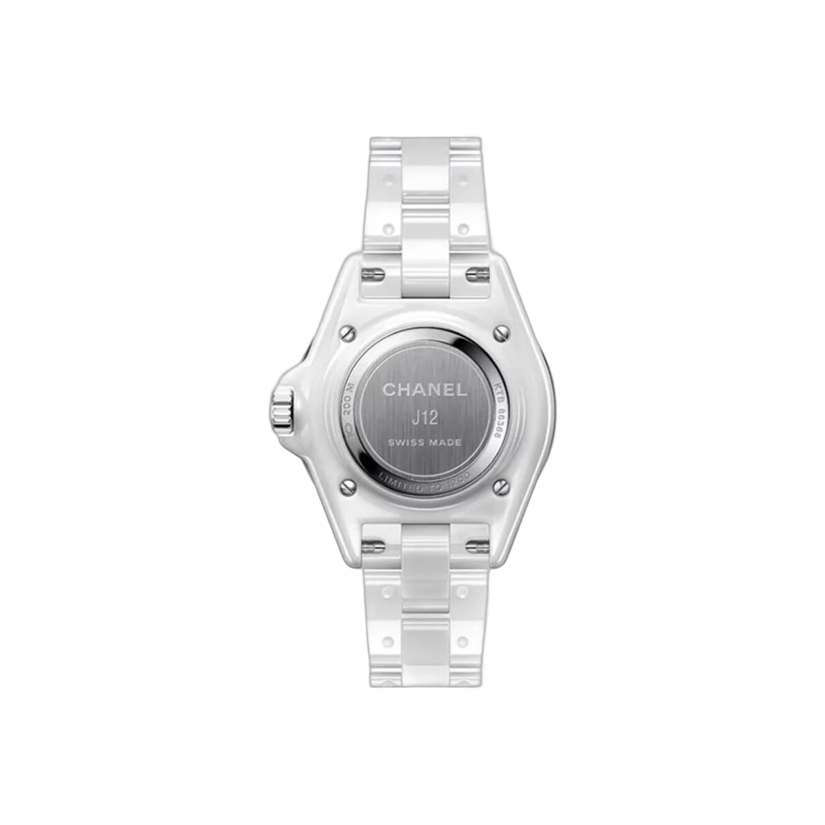 Chanel J12 Pink Blush H6755 Quartz White Ceramic 33mm – additional product photo 2