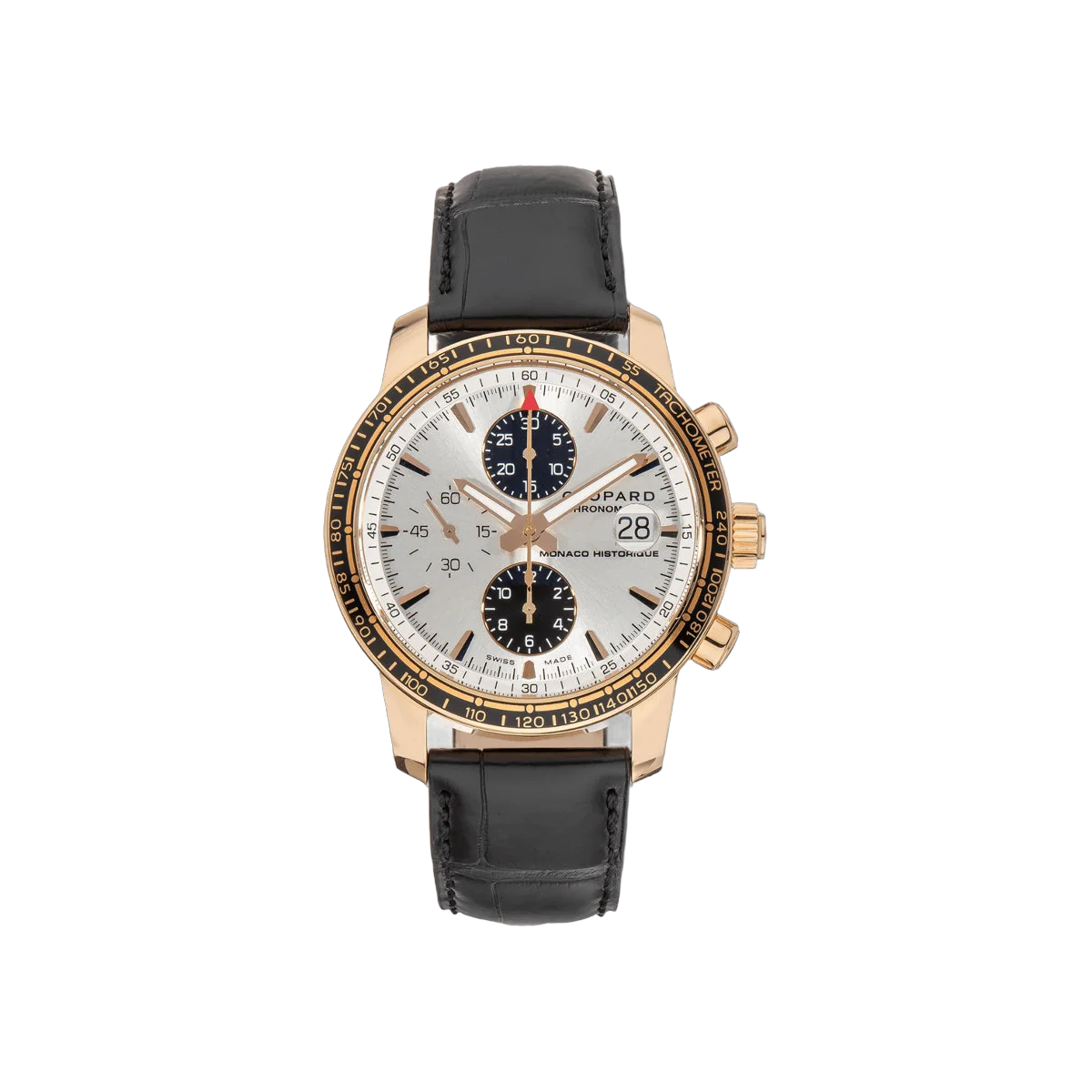 Chopard Grand Prix De Monaco 161275-5001 Historique Chronograph Rose Gold 42mm Silver Dial Men's Watch