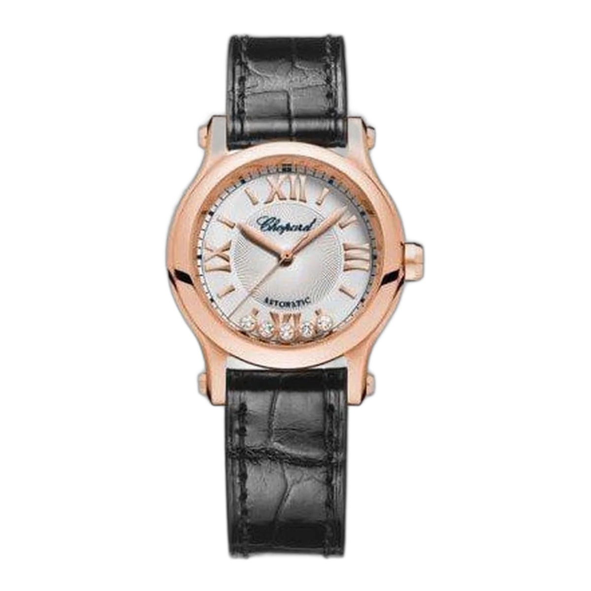 Chopard Happy Sport 18Kt Rose Gold 30Mm Ladies Watch