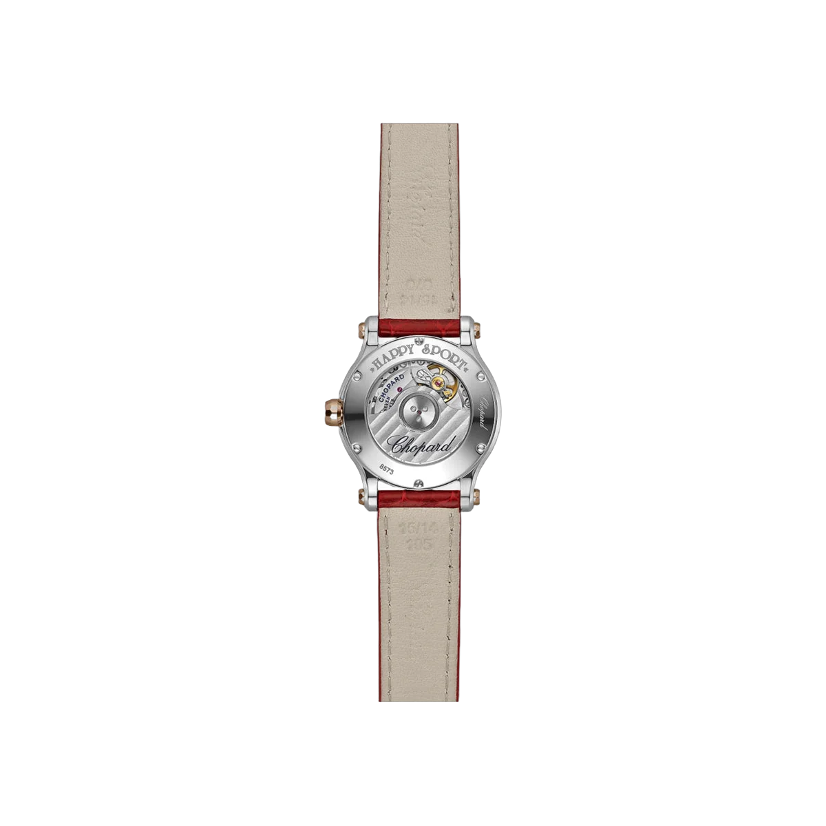 Chopard Happy Sport 278573-6026 Steel & Rose Gold 30mm Silver Dial Ladies Watch – additional product photo 2