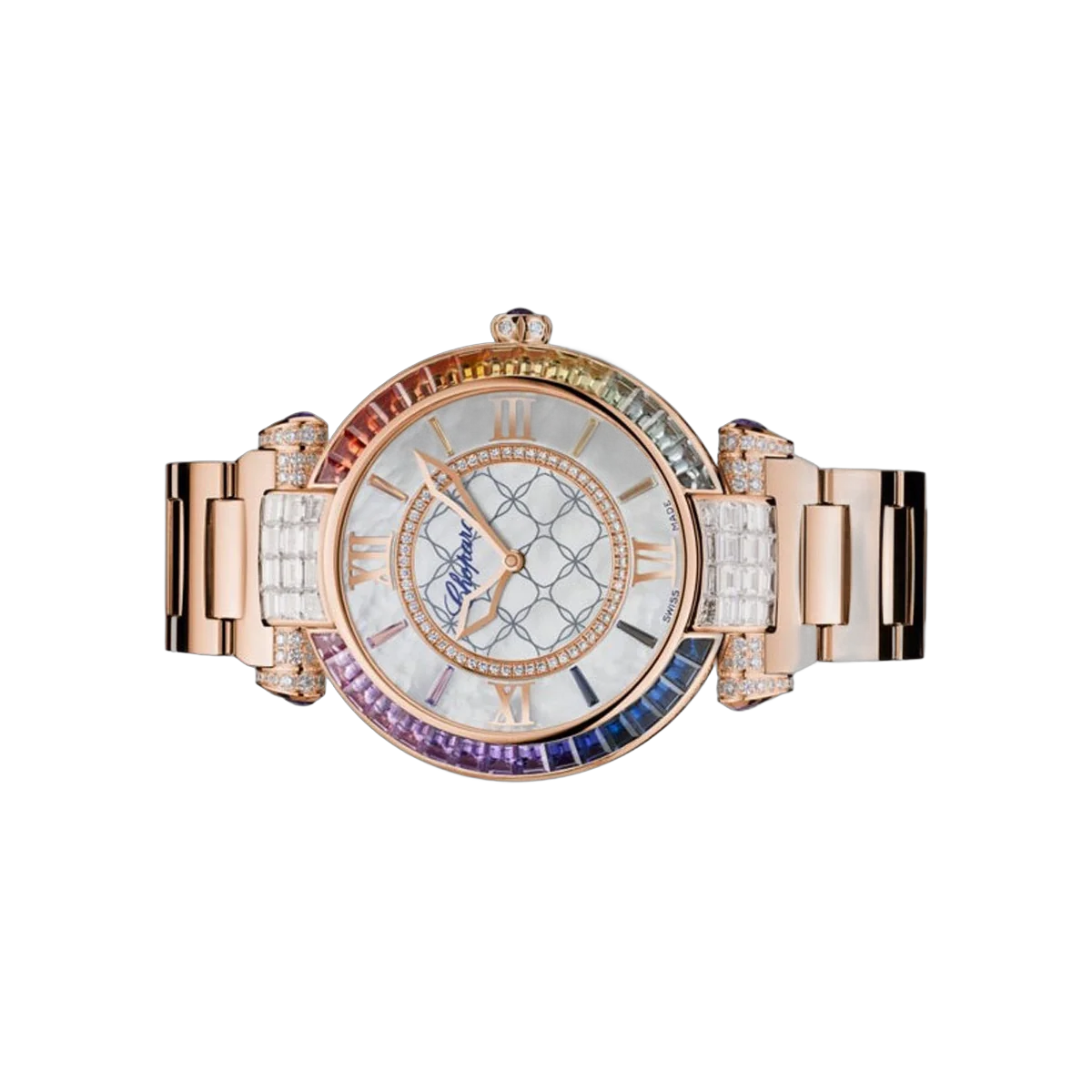 Chopard Imperiale Joaillerie 3842395011 Rose Gold 40mm Sapphire Bezel MOP Roman Dial Ladies Watch – additional product photo 2