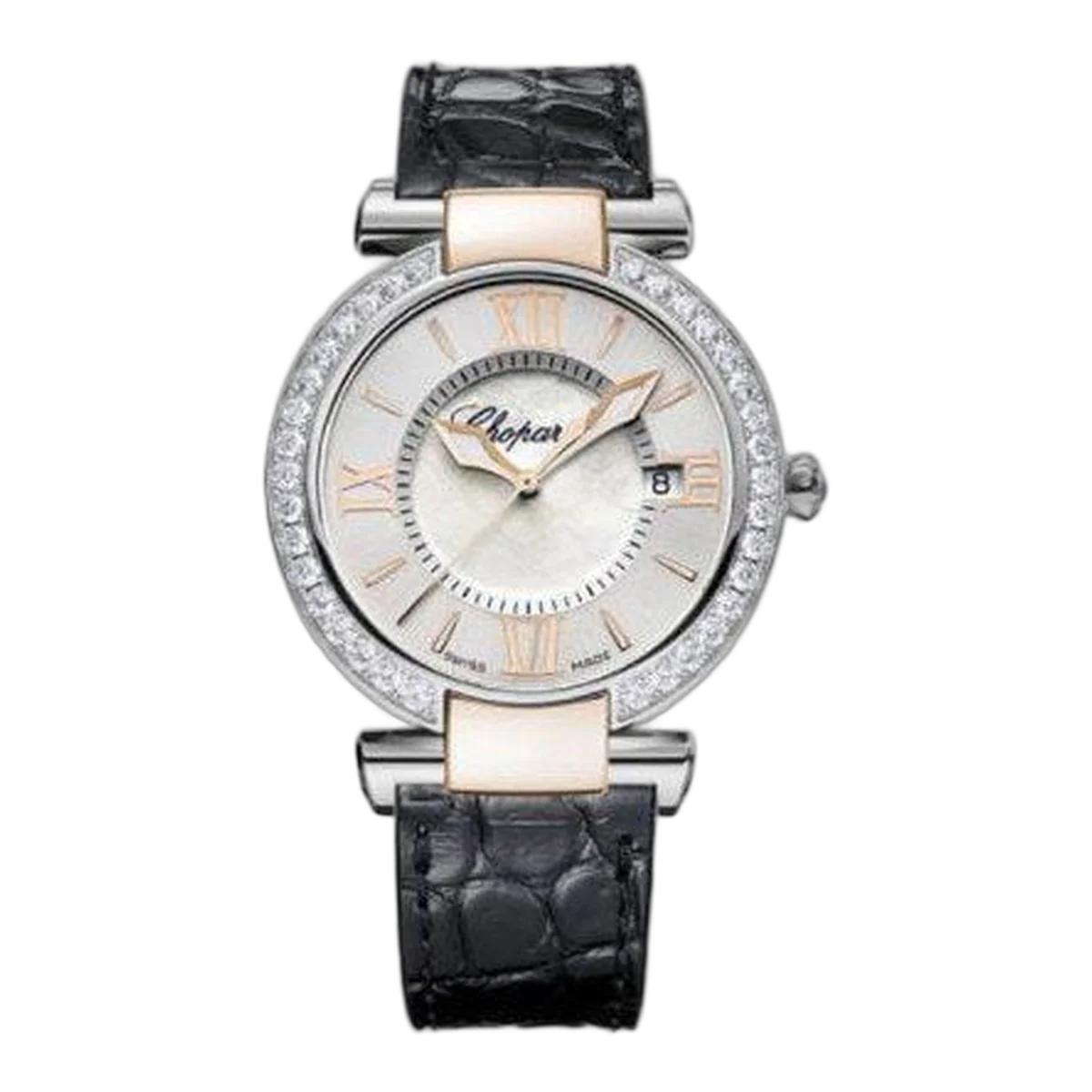 Chopard Imperiale Stainless Steel & 18Kt Rose Gold 36Mm Ladies Watch