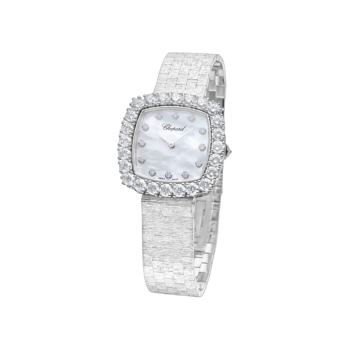 Chopard L'Heure Du Diamant 10A386-1106 White Gold 30mm MOP Dial Ladies Watch – additional product photo 2