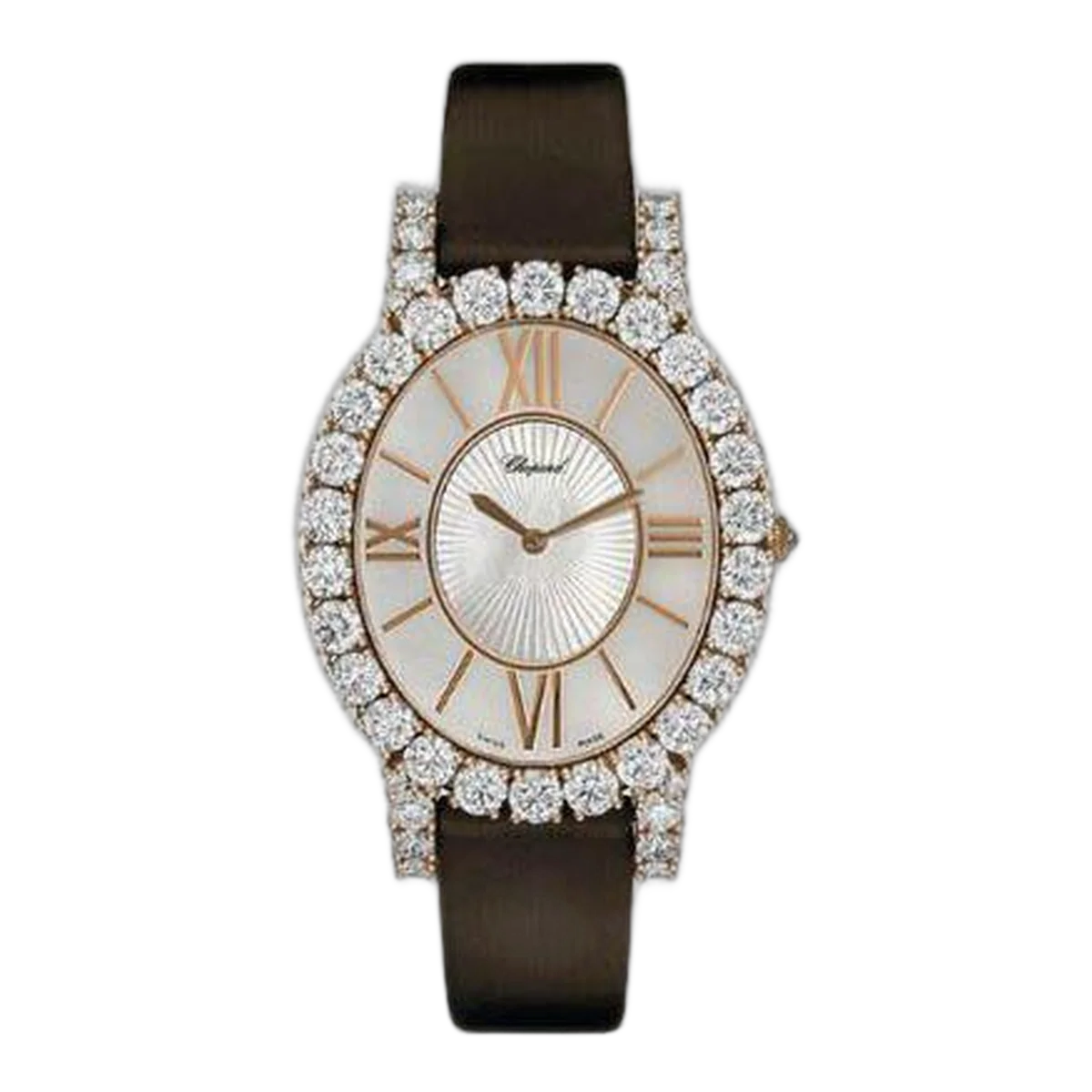 Chopard L'Heure Du Diamond 34.1Mm X 40Mm 18K Rose Gold Ladies Watch