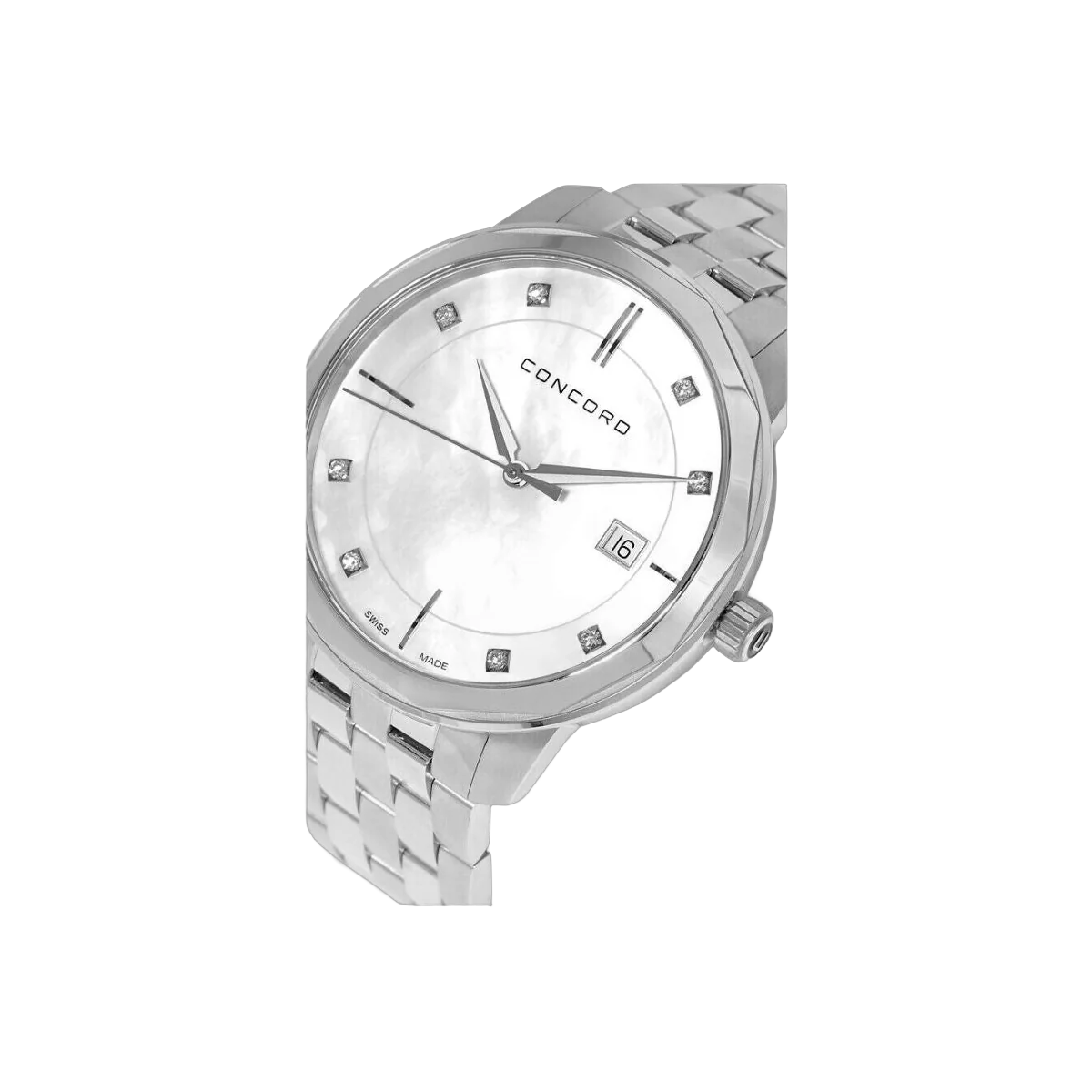 Concord Bennington 0320484 Quartz Silver Diamond Dial 40mm Men's Watch – additional product photo 3