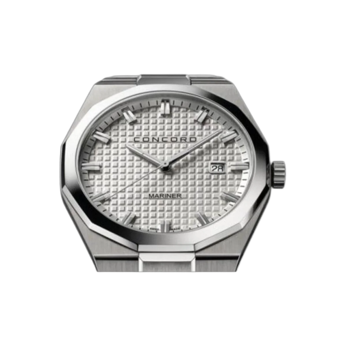 Concord Mariner 0320376 Quartz Silver Stamped Pattern Dial 41mm Men's Watch – additional product photo 3