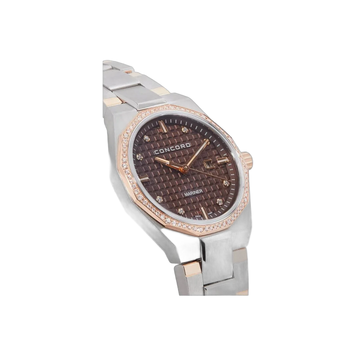 Concord Mariner 0320458 Quartz Steel Brown Diamond Dial 30MM – additional product photo 2