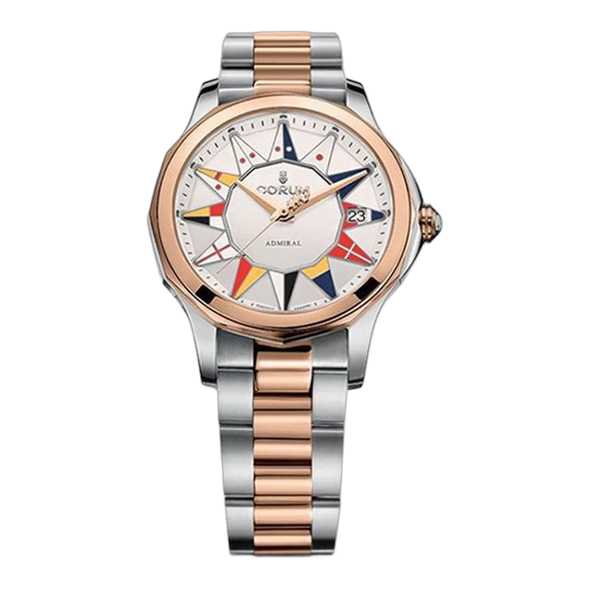 Corum Admiral Legend 38Mm Rose Gold And Steel Ladies' Watch Ref. A082/03271