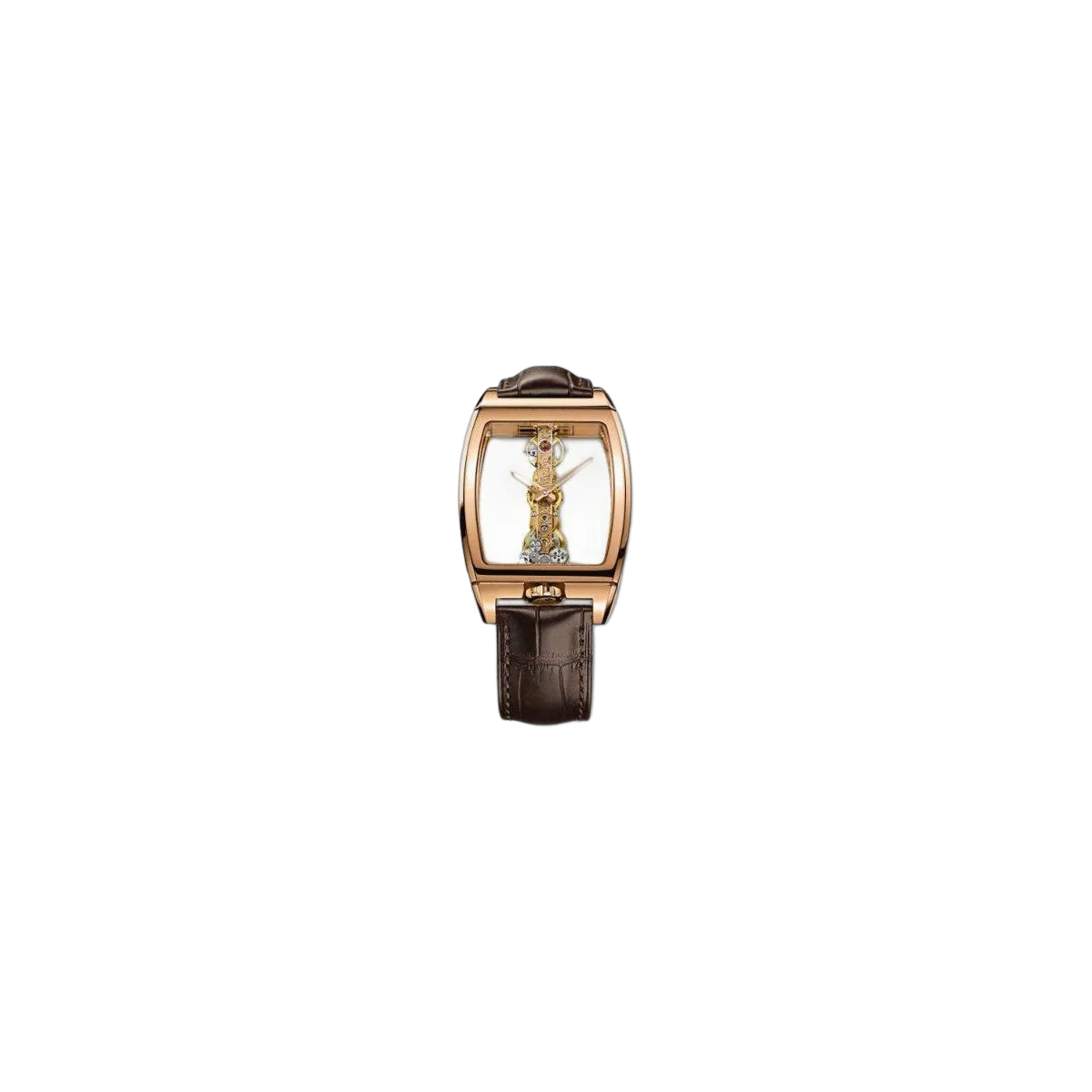 Corum Golden Bridge 34Mm X 51Mm 18Kt Rose Gold Men's Watch