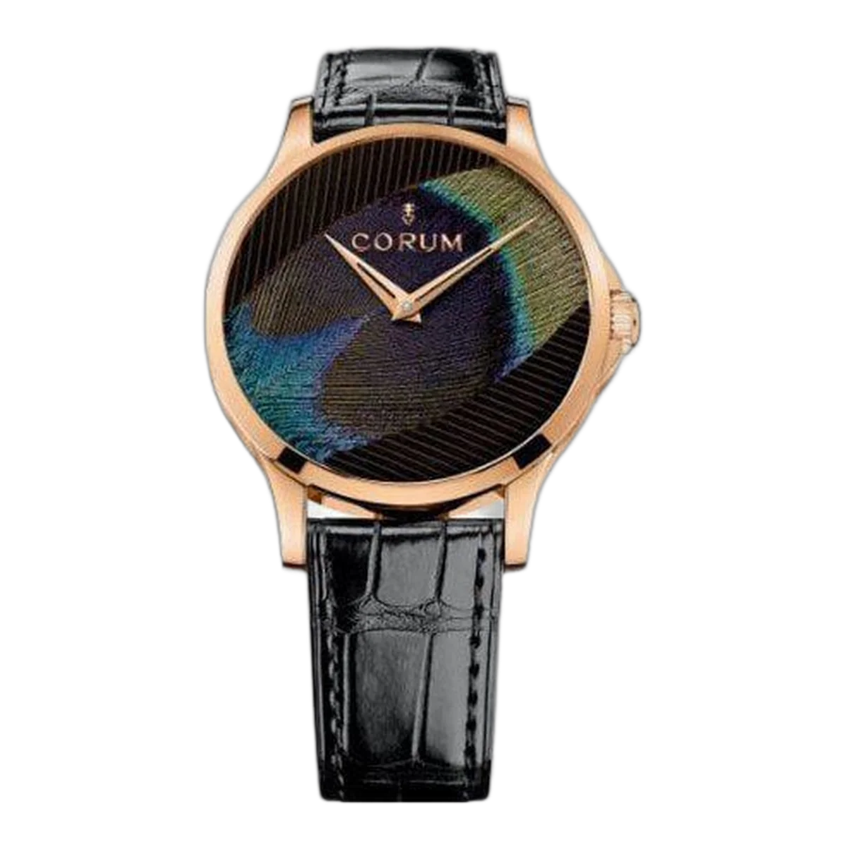 Corum Heritage Artisans Feather 18Kt Rose Gold 39Mm Ladies Watch