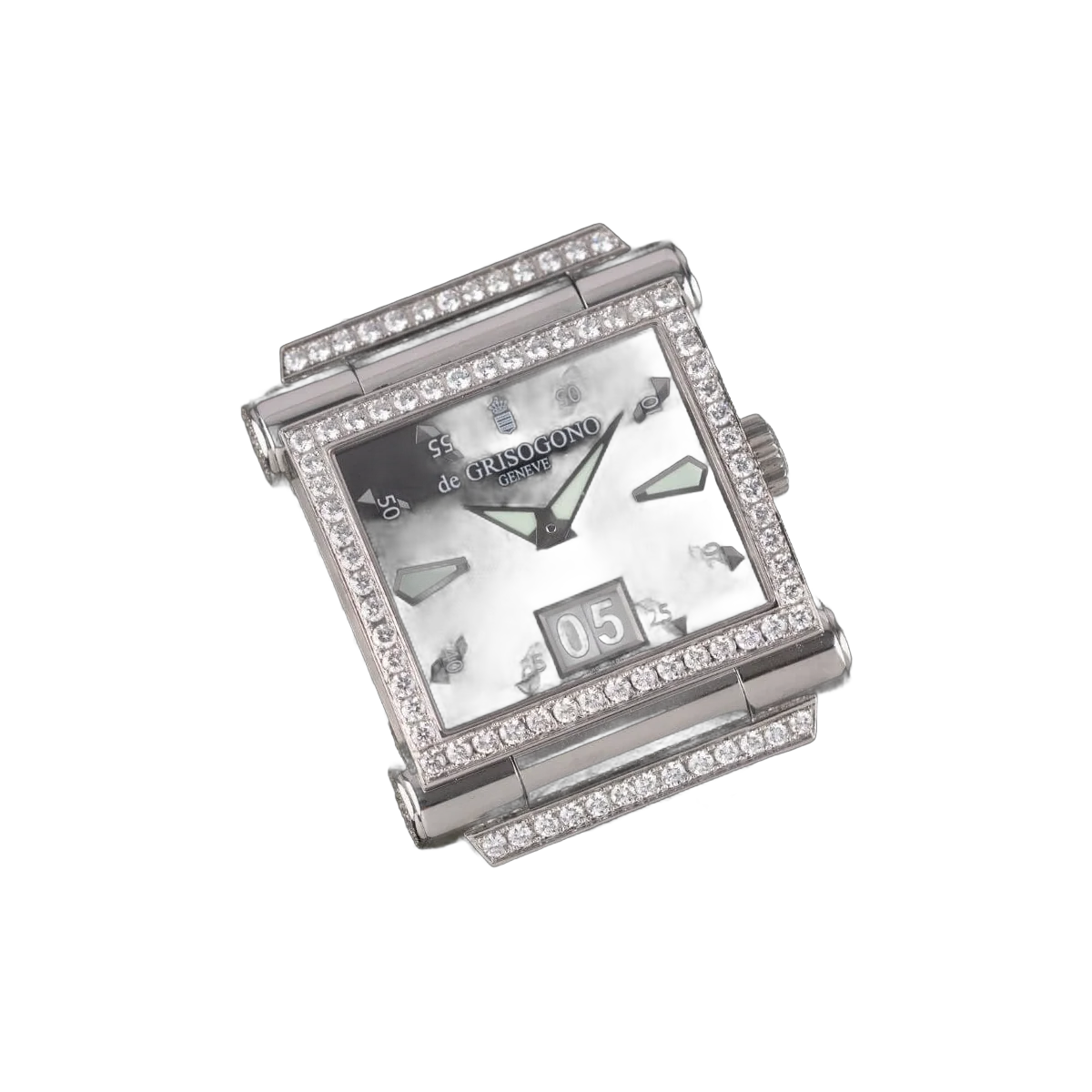 De Grisogono Instrumento Grande N01 Diamonds Fixing Black Dial – additional product photo 3