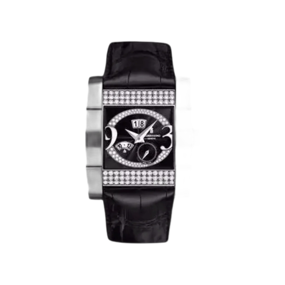De Grisogono Instrumento Novantantre S06 White Gold Black Dial