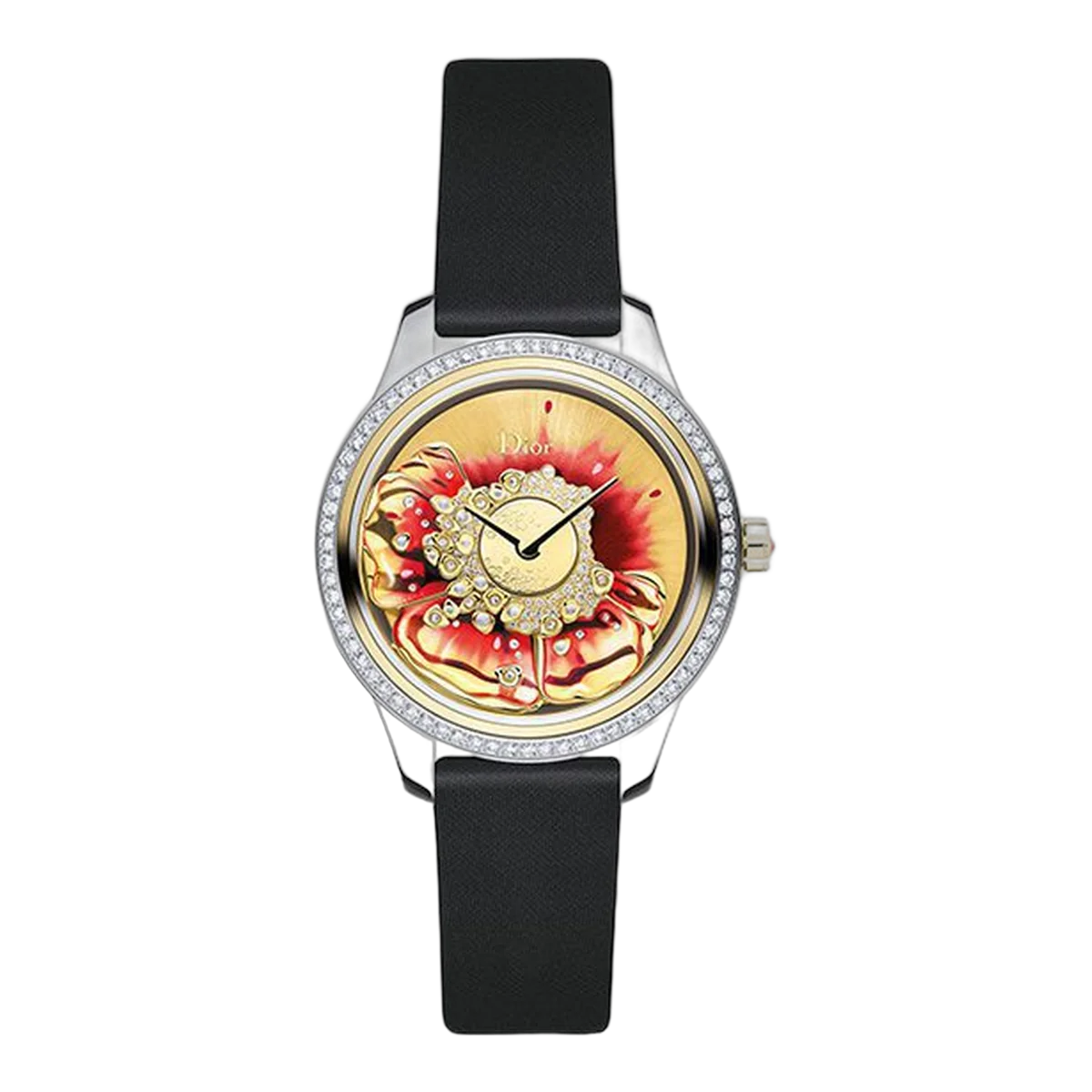 Dior Viii Grand Bal Cs153B2Ja001 Miss Rouge Automatic Black Velvet Straps