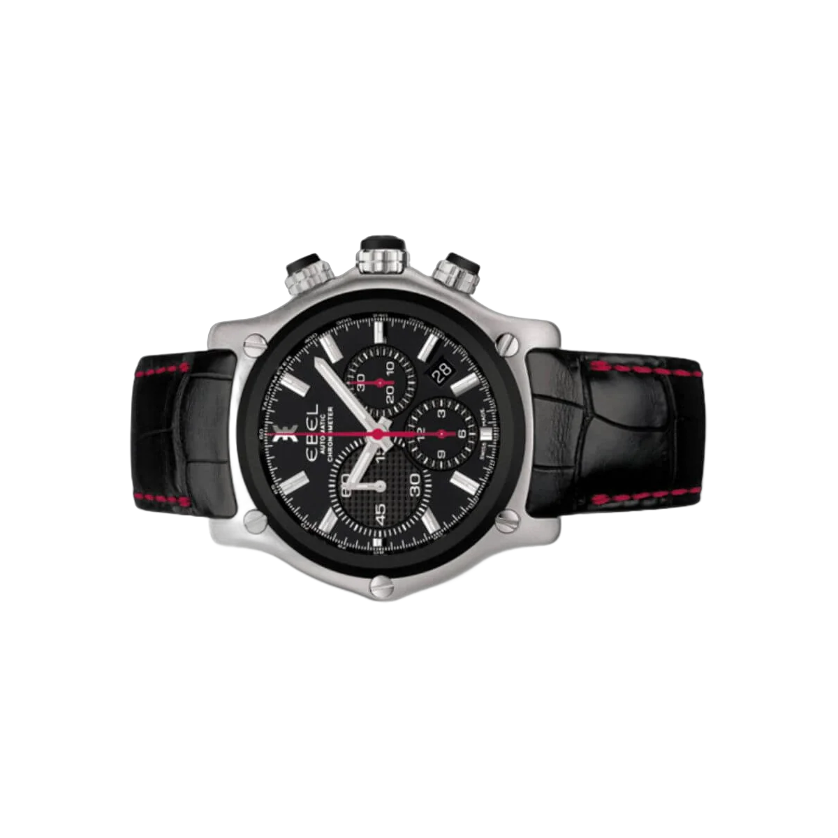 Ebel 191 BTR 1215668 Chronograph Black Dial Mens Watch – additional product photo 2