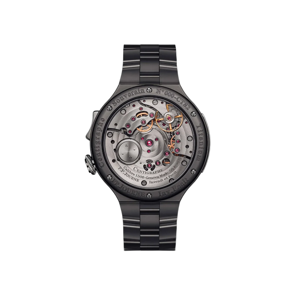 F.P.Journe LineSport Centigraphe Titanium 44mm Bright Yellow Aluminum Dial Men's Watch – additional product photo 2