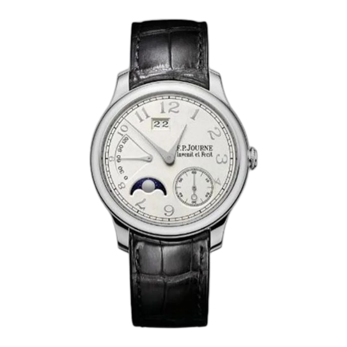 F.P.Journe Octa Automatique Lune Platinum Silver Gold Numerals Men's Watch Ref. Octa