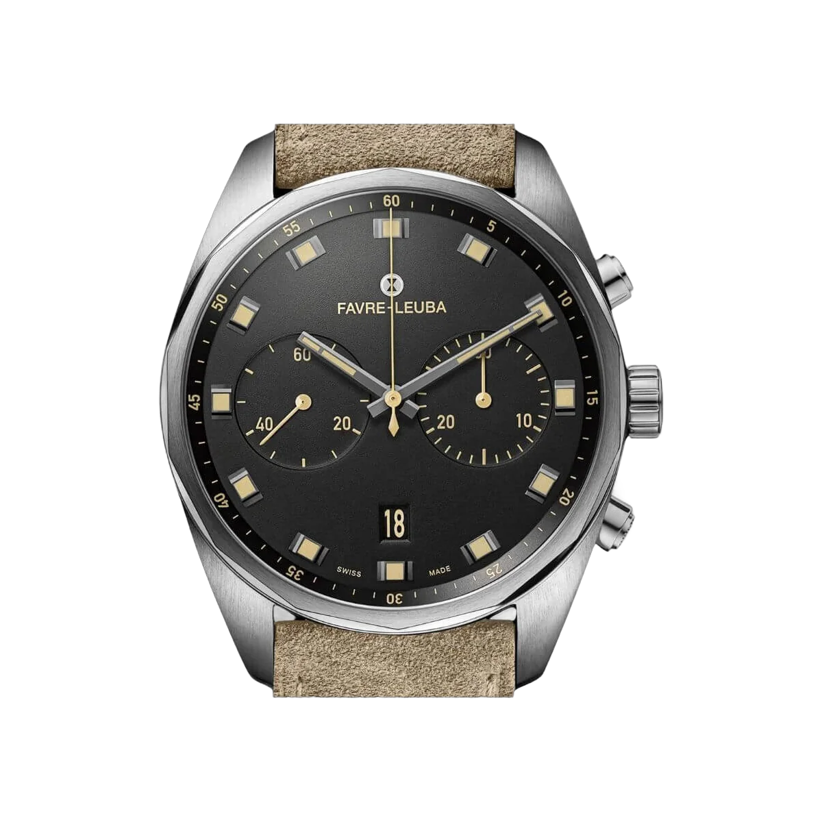 Fave-Leuba Sky Chief 00.10202.08.10.48 Chronograph Automatic Black Dial – additional product photo 3